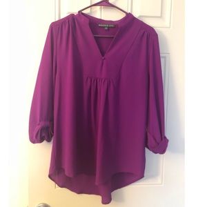 Plum blouse